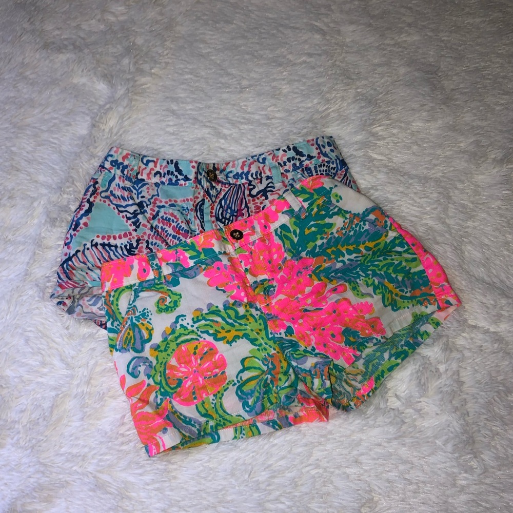 2 pairs of Lilly Pulitzer shorts.